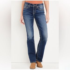 Silver Suki Bootcut  Mid Rise Denim Jeans Size 33